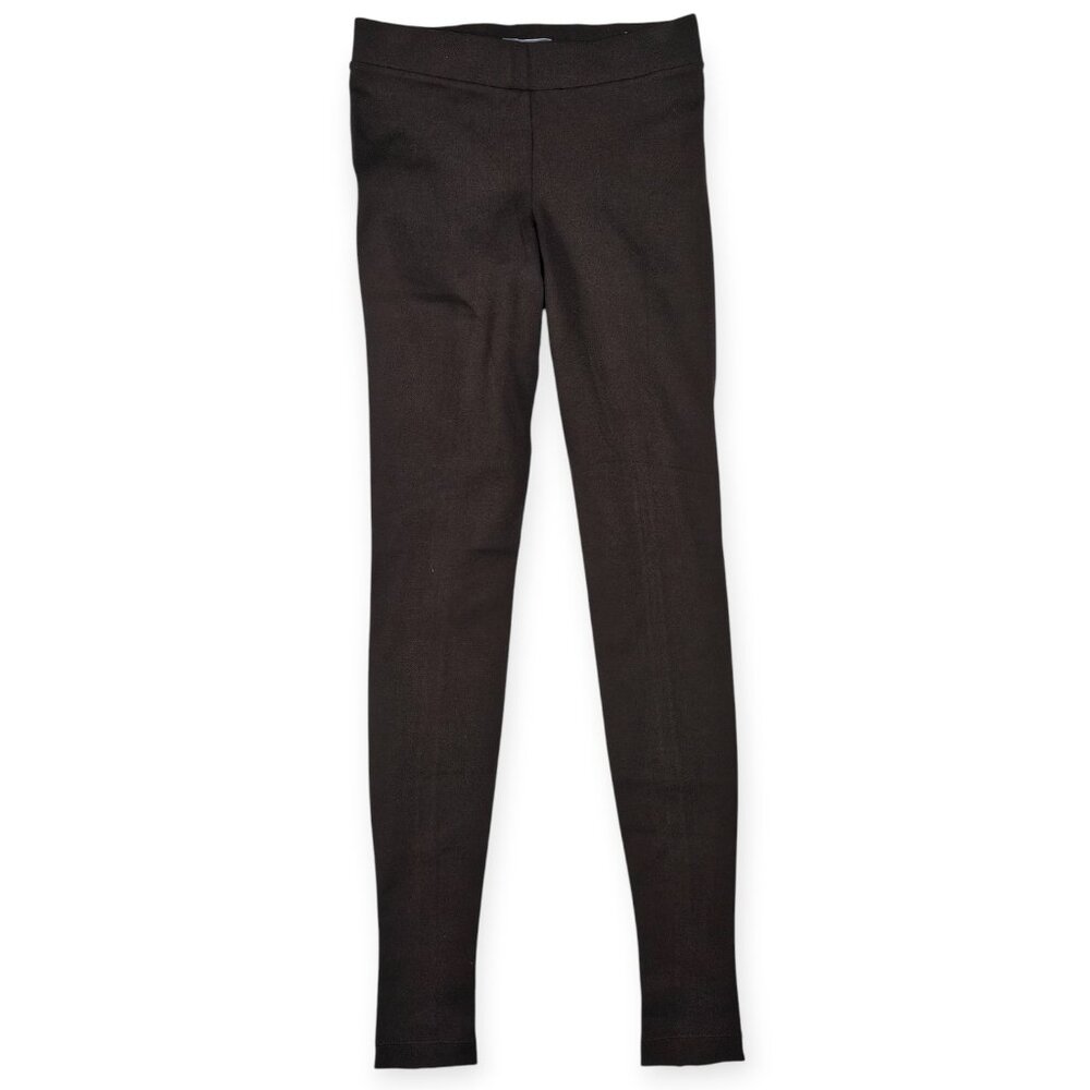 Vince Espresso Brown Stitch Front Skinny Leggings Women's Size XS NWT